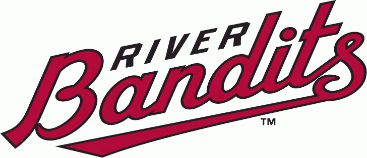 Quad Cities River Bandits 2008-pres wordmark logo iron on transfers for T-shirts